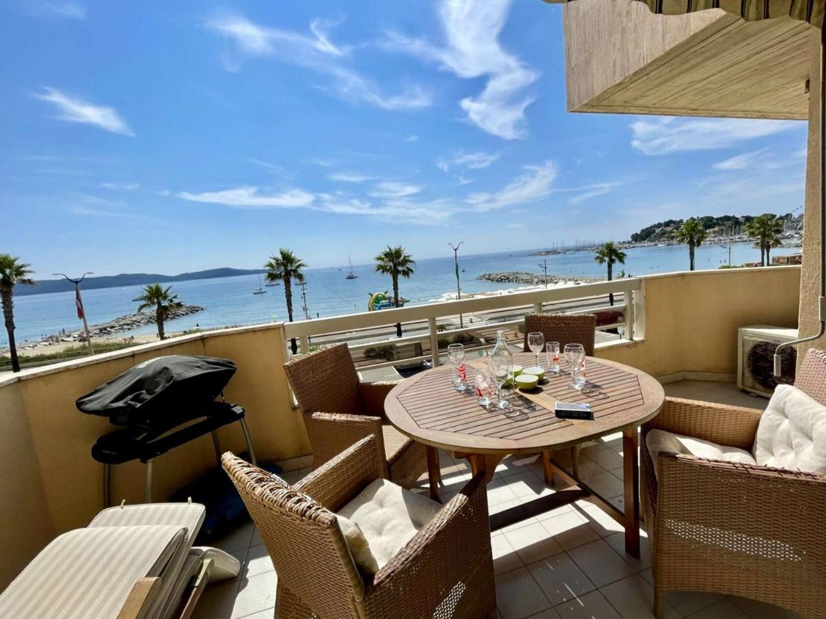 Superbe Apt 2P Front De Mer Pour 4 Pers Avec Terrasse - Cavalaire-Sur-Mer - Fr-1-226B-162 Екстериор снимка