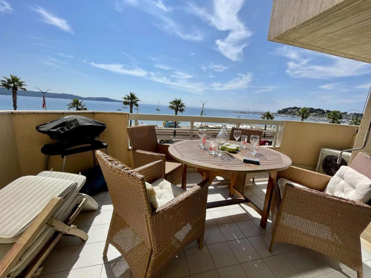 Superbe Apt 2P Front De Mer Pour 4 Pers Avec Terrasse - Cavalaire-Sur-Mer - Fr-1-226B-162 Екстериор снимка